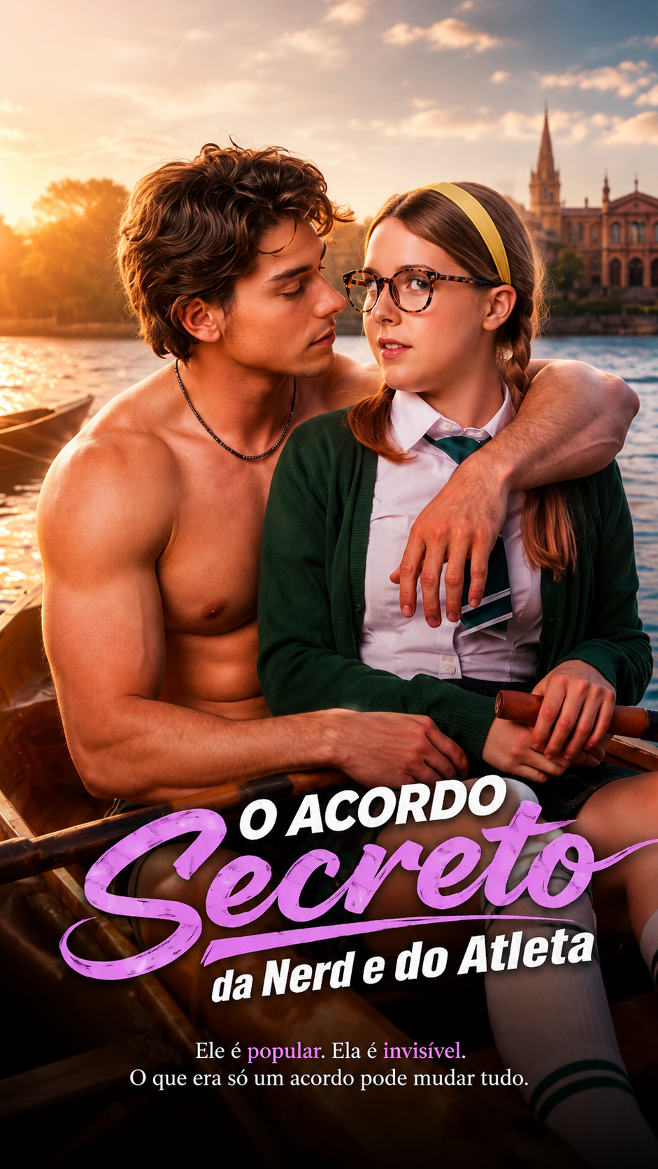 Capa de O Acordo Secreto da Nerd e do Atleta
